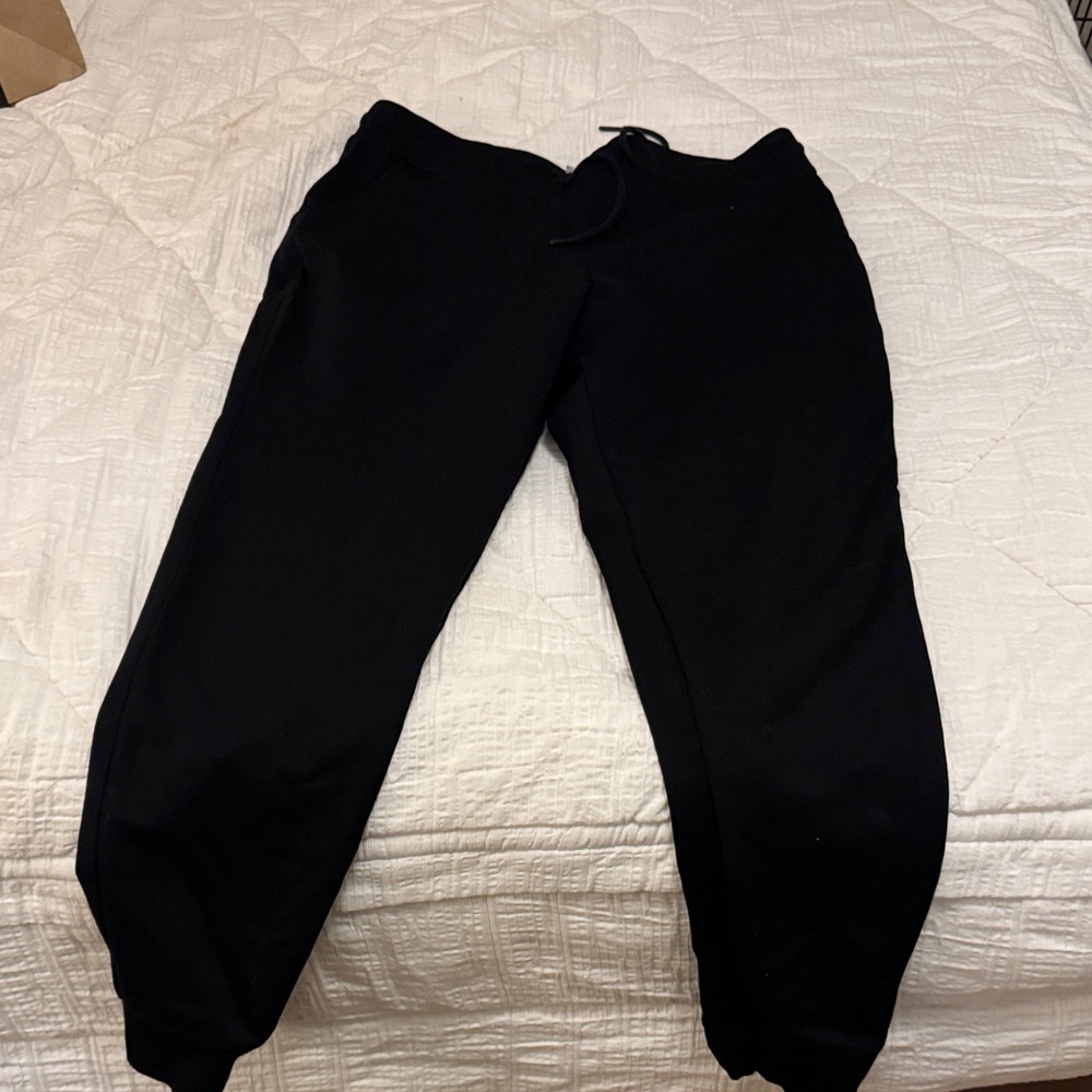 American Giant Black Joggers, large